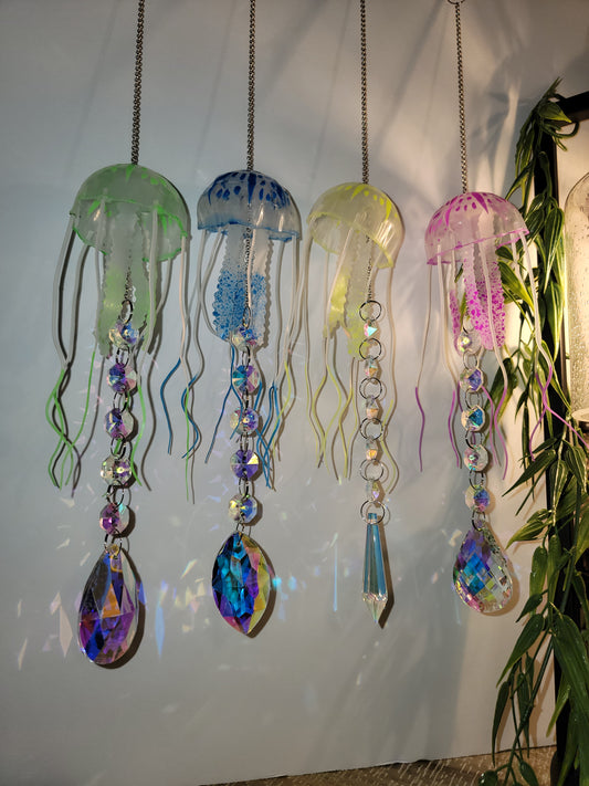 Jellyfish Crystal Suncatchers